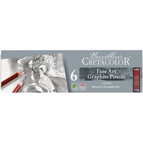 CRETACOLOR Fine Art Graphite Set, Set of 6