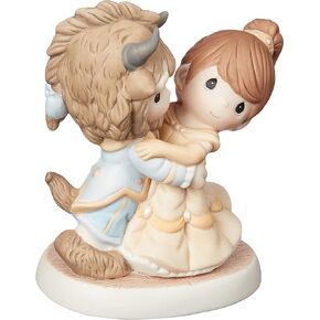 Precious Moments Beauty and The Beast Figurine | Disney Showcase Collection You are My Fairy Tale Come True | Princess Belle and Beast Dancing | Disney Decor