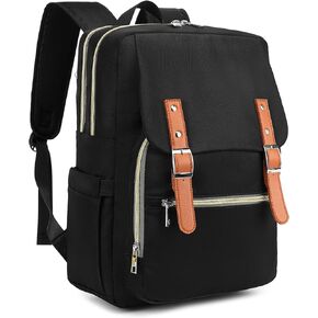 Cow Print Sunflower Laptop Backpack for Women Girls School Work Business Travel Computer Backpacks College Bookbag Fit 15.6 Inch Notebook