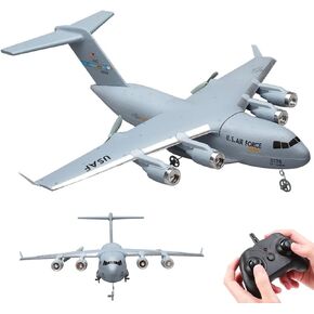 RC Plane,Remote Control Airplane Ready to Fly,2 Channels RC Airplane C17,Remote Control Plane for Boys Kids Adults Beginner