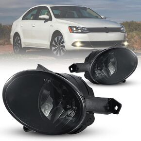 مصابيح الضباب الهالوجين، ملحقات VW الممتازة للجولف 2010-2015، جيتا، بيتل، Eos، عدسات شفافة، زوج واحد