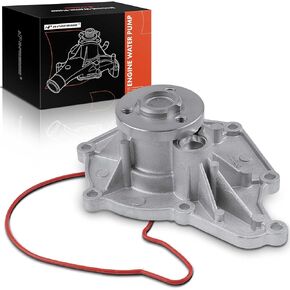 A-Premium Engine Water Pimp W/O-Ring [DOHC, 6Cyl 3.0L 3.2L] Compatible with Audi A4, A4 Quattro 05-09, A6 06-10, A6 Quattro 05-11, Q5 09-10, Q7 09-12, S4 S5 10-12 & Volkswagen Touareg 2009-2012