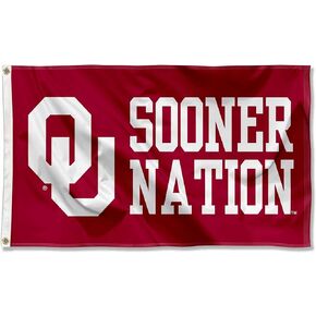 Oklahoma Sooners OU Nation Flag
