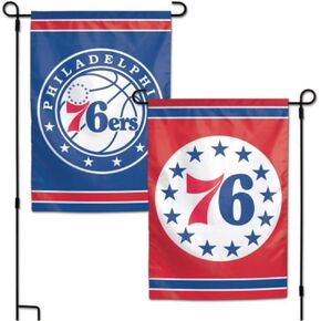 WinCraft NBA Philadelphia 76Ers 2-Sided Garden Flag