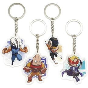Inc. - Set of 4 Hero Academia Acrylic Keychain Yuuga Aoyama, Kouji Kouda, Mezou Shouji, Hanta Sero