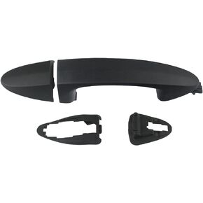 TQPONLY Exterior Door Handle | Compatible with 2011-2019 Ford Fiesta,Front or Rear Outside Passenger or Driver Side | Replaces BE8Z-5422404-BB