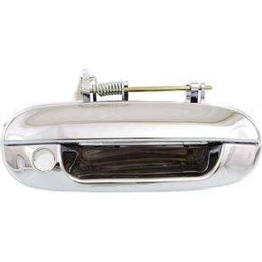 KarParts360 for Buick Rainier Exterior Door Handle Front, Driver Side Chrome (2004-2007) | with Key Hole| Trim:All Submodels