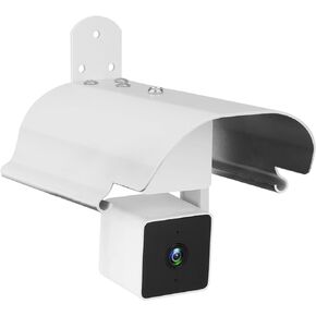 Uogw Weatherproof Protective Cover for WYZE Cam Pan V3/V2/V1,WYZE Cam v4,Aluminum Alloy Sun Rain Shade Cover Mount,Camera not Included (1 Pack White)
