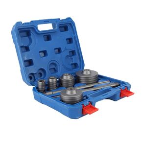 9PCS Concrete Hole Saw Kit Tungsten Steel for SDS Plus and SDS MAX Hammer Drills - 30 40 68 82 100mm Hole Saw Set for Concrete Brick Cement Stone Tile Wall with Strong Portable Cas