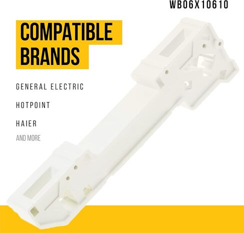 لوحة مزلاج الباب WB06X10610 المُحدثة - أجزاء الميكروويف Haier Hotpoint GE المتوافقة - تحل محل AP3866945 AH1019899 EA1019899 PS1019899 - تتضمن مفاتيح الباب ومزلاج الباب in Kuwait