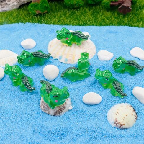 30 قطعة من تماثيل التماسيح المصغرة، مجموعة تماثيل التمساح الصغيرة، أشكال حيوانات مصغرة من الراتنج، وزواحف الغابة البرية، أشكال صغيرة من الراتنج لديكور المنزل في الحديقة الخيالية in Kuwait