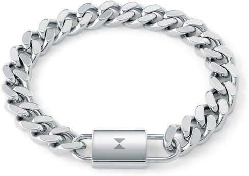 مجوهرات MVMT للرجال - إكسسوار عصري - سوار سلسلة من الفولاذ المقاوم للصدأ 10 مم in Kuwait