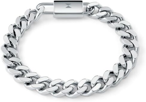 مجوهرات MVMT للرجال - إكسسوار عصري - سوار سلسلة من الفولاذ المقاوم للصدأ 10 مم in Kuwait