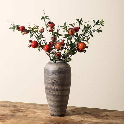 Rustic Ceramic Flower Vase,Large Vintage Floor Vase,Pottery Vase,Tall Vase,Terracotta Vase for Flowers for Living Room Entryway Table Centerpieces,Wedding, Gifts. in Saudi Arabia