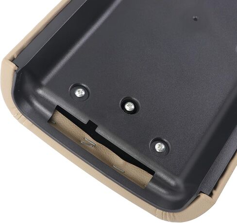 FEIDKS Center Console Lid Armrest Kit,Center Console Cup Holder Cover Bench Seat Compatible with Chevy GMC Trailblazer, Replaces 25998847,25998844,25998838 (Beige) in Saudi Arabia