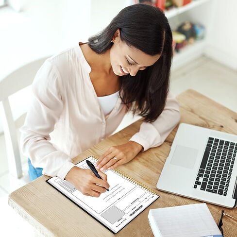 دفتر اجتماعات للعمل مع عناصر العمل، مخطط مشروع لتدوين الملاحظات، مخطط جدول الأعمال لتدوين الملاحظات، 160 صفحة (7 × 10 بوصة) تنظيم العمل للرجال والنساء in Kuwait