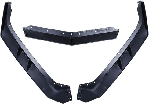 المصد الأمامي للشفة الأمامية والجناح الأمامي مناسب لملحقات 2020-2024 تشيفي كورفيت C8 (أسود لامع) in Kuwait