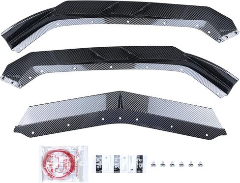 المصد الأمامي للشفة الأمامية والجناح الأمامي مناسب لملحقات 2020-2024 تشيفي كورفيت C8 (أسود لامع) in Kuwait