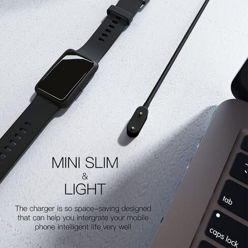 قطعتان متوافقتان مع Huawei Watch Fit Mini، Huawei Band 6، Huawei 4X، Honor Watch ES، Honor Band 6 كابل شاحن - كابل شحن USB مغناطيسي بديل للساعة الذكية in Saudi Arabia