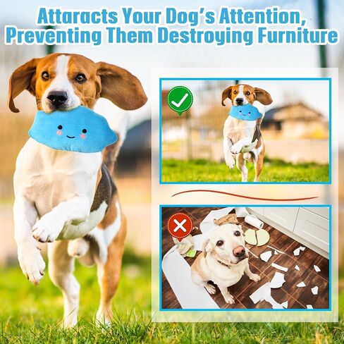 30 Pcs Stuffed Dog Toy Dog Squeaky Plush Chew Toys for Small Medium Dogs for Your Dogs Small Cloud Star Puppy Squeaky Dog Toys Christmas Socks Filler in Saudi Arabia