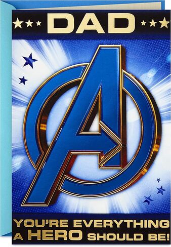 Hallmark Avengers Pack of 3 Fathers Day Cards (Iron Man, Black Panther, Captain America) in Saudi Arabia