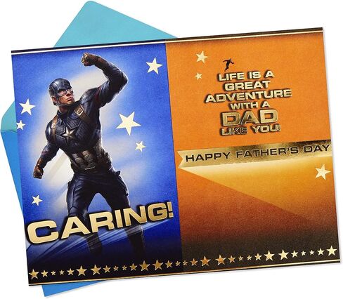 Hallmark Avengers Pack of 3 Fathers Day Cards (Iron Man, Black Panther, Captain America) in Saudi Arabia