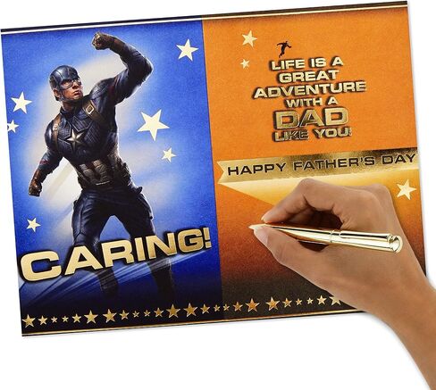 Hallmark Avengers Pack of 3 Fathers Day Cards (Iron Man, Black Panther, Captain America) in Saudi Arabia