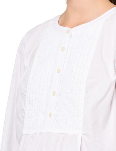 Lucky Brand Women's Pintuck Bib Blouse in Saudi Arabia