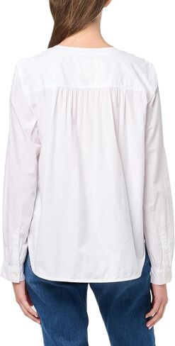 Lucky Brand Women's Pintuck Bib Blouse in Saudi Arabia