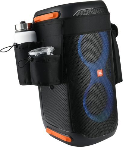 حامل تخزين ملحقات مكبر الصوت من TXEsign لسماعات JBL PartyBox 110 المحمولة التي تعمل بتقنية البلوتوث، وحقيبة تخزين للميكروفونات والكمبيوتر اللوحي وزجاجات المياه وحقيبة مكبر الصوت وحقيبة تخزين الملحقات الإلكترونية in Saudi Arabia