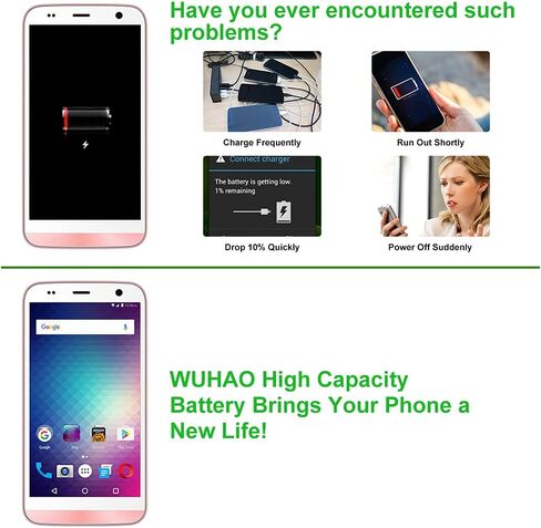 WUHAO Replacement C885441230L Battery for BLU Dash XL D710U Battery in Saudi Arabia