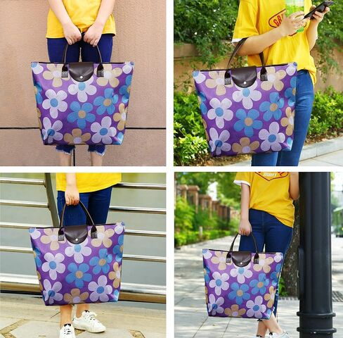 Collapsible Folding Shopping Bag with Wheels Foldable Shopping Cart Reusable Grocery Bags, Trolley Bag on Wheels (B0741YPTV7) in Saudi Arabia
