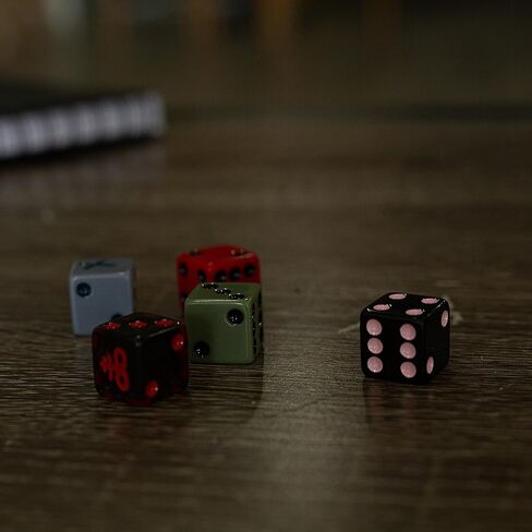 The Binding of Isaac: Four Souls - Unholy Rollers Dice - 5pc Set, 6-Sided, Card Game Accessory, Tabletop Gaming, Officially Licensed in Saudi Arabia