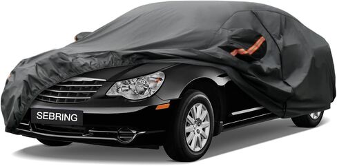 Kayme 6 Layers Sedan Car Cover Custom Fit Tesla Model 3 (2017-2022) Waterproof All Weather for Automobiles, Full Exterior Covers Sun Rain UV Protection（Deliver about 3-10 Days） in Saudi Arabia