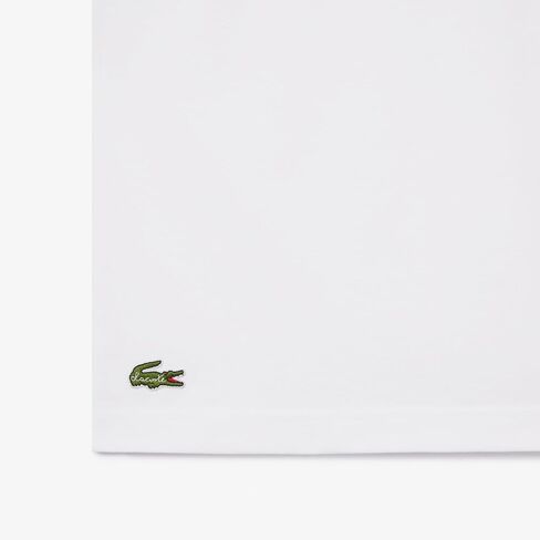 Lacoste Short Sleeve Relaxed Fit Tee Shirt W/Crocodile Wording in Kuwait