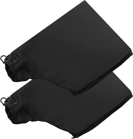 The Lord of the Tools 2PCS Dust Bag for 255 Model Mitre Saw Anti-Dust Cover Bag with Zipper & Wire Stand for Easy Disposal of Dust Inside 22x15.5cm Black in Saudi Arabia