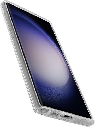 OtterBox Galaxy S23 Ultra Symmetry Series Case - DONT EVEN CHAI GREY (Beige), ultra-sleek, wireless charging compatible, raised edges protect camera & screen in Saudi Arabia