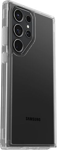 OtterBox Galaxy S23 Ultra Symmetry Series Case - DONT EVEN CHAI GREY (Beige), ultra-sleek, wireless charging compatible, raised edges protect camera & screen in Saudi Arabia