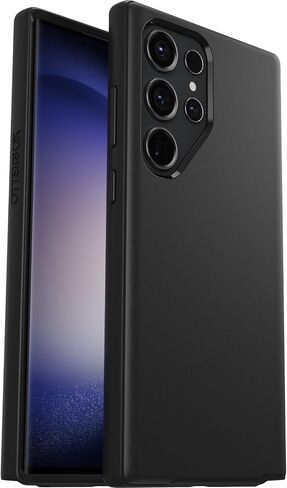 OtterBox Galaxy S23 Ultra Symmetry Series Case - DONT EVEN CHAI GREY (Beige), ultra-sleek, wireless charging compatible, raised edges protect camera & screen in Saudi Arabia