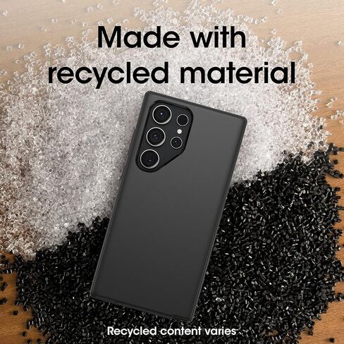 OtterBox Galaxy S23 Ultra Symmetry Series Case - DONT EVEN CHAI GREY (Beige), ultra-sleek, wireless charging compatible, raised edges protect camera & screen in Saudi Arabia