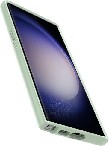 OtterBox Galaxy S23 Ultra Symmetry Series Case - DONT EVEN CHAI GREY (Beige), ultra-sleek, wireless charging compatible, raised edges protect camera & screen in Saudi Arabia