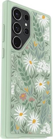 OtterBox Galaxy S23 Ultra Symmetry Series Case - DONT EVEN CHAI GREY (Beige), ultra-sleek, wireless charging compatible, raised edges protect camera & screen in Saudi Arabia