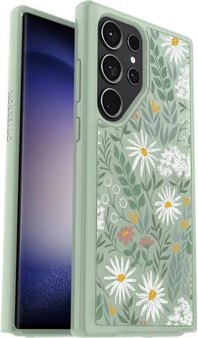 OtterBox Galaxy S23 Ultra Symmetry Series Case - DONT EVEN CHAI GREY (Beige), ultra-sleek, wireless charging compatible, raised edges protect camera & screen in Saudi Arabia