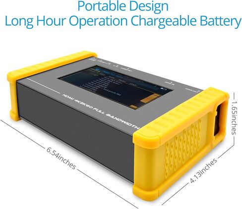 مولد ومحلل أنماط الفيديو gofanco Prophecy - 4K 60HZ 4:4:4 HDMI 2.0، لوحة لمس 4.3 بوصة، تعمل بالبطارية، HDR، HDMI 2.0a، HDCP 2.2، اختبار EDID، 18 جيجابت في الثانية، متوافق مع TAA (PRO-HDMI2Gen) in Kuwait