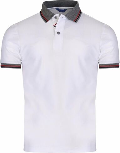 Men's Polo Shirt Short Sleeve Collar Sleeves Point Athletic Polo Shirt in Saudi Arabia