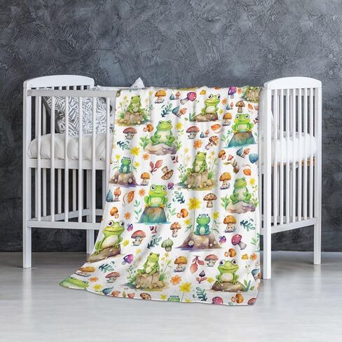 Axolotls Wave Baby Blanket Gifts Super Soft Swaddle Newborn Cozy Baby Receiving Blanket Stroller Throw Blanket for Crib 40x30 for Baby/Puppy in Saudi Arabia