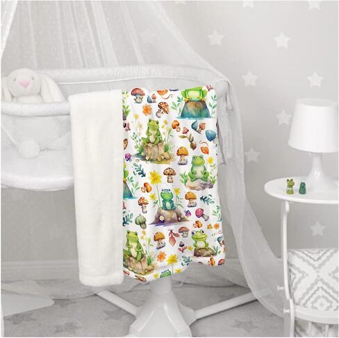 Axolotls Wave Baby Blanket Gifts Super Soft Swaddle Newborn Cozy Baby Receiving Blanket Stroller Throw Blanket for Crib 40x30 for Baby/Puppy in Saudi Arabia