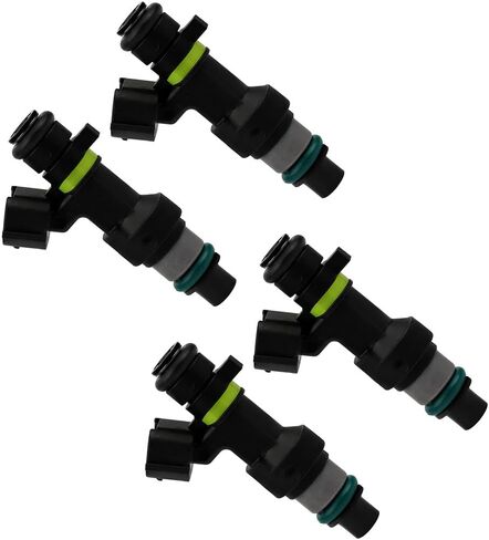 Fuel Injectors ECCPP 4Pcs 18 Hole Fuel Injector Kit 16600-EN200 fit for 2009-2014 for Nissan Cube 1.8L, 2013-2014 for Nissan NV200 2.0L, 2007-2012 for Nissan Sentra 2.0L, 2007-2012 for Nissan Versa in Saudi Arabia