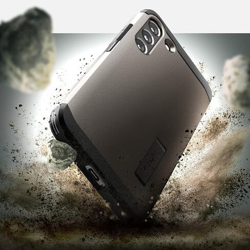 Spigen Tough Armor Designed for Galaxy S22 Case (2022) - Black in Saudi Arabia