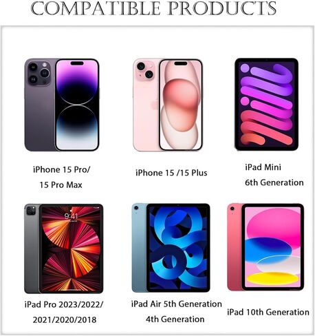 USB C Charger Apple TV Remote Cable for Apple TV Remote (3rd Gen), Apple TV 4th Gen, Siri Remote (3rd Gen), Apple TV 4K Remote (3rd Gen) iPhone 15 15 Pro Max 15 Plus Cable Adapter Replacement (3.3FT) in Kuwait